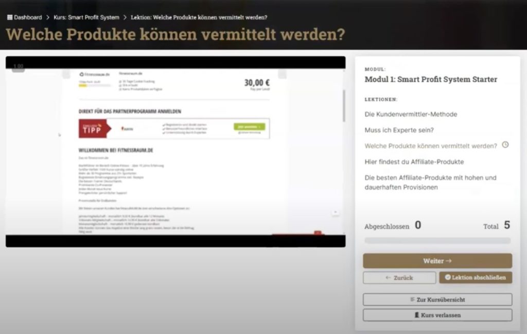Smart Profit System Modul1