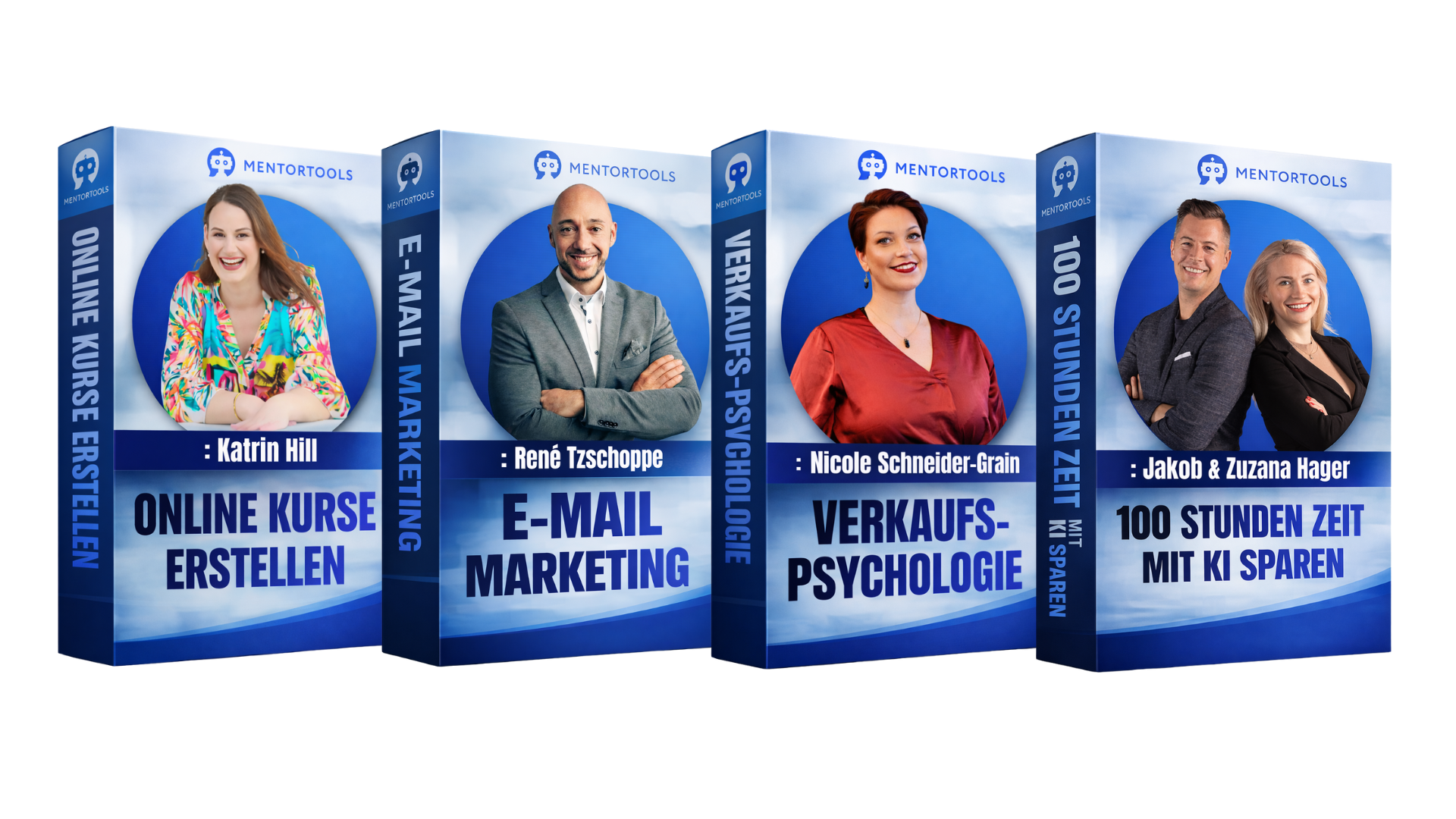 4 Kurse für 4 Euro Erfahrungen – Produktansicht des Mentortools-Bundles