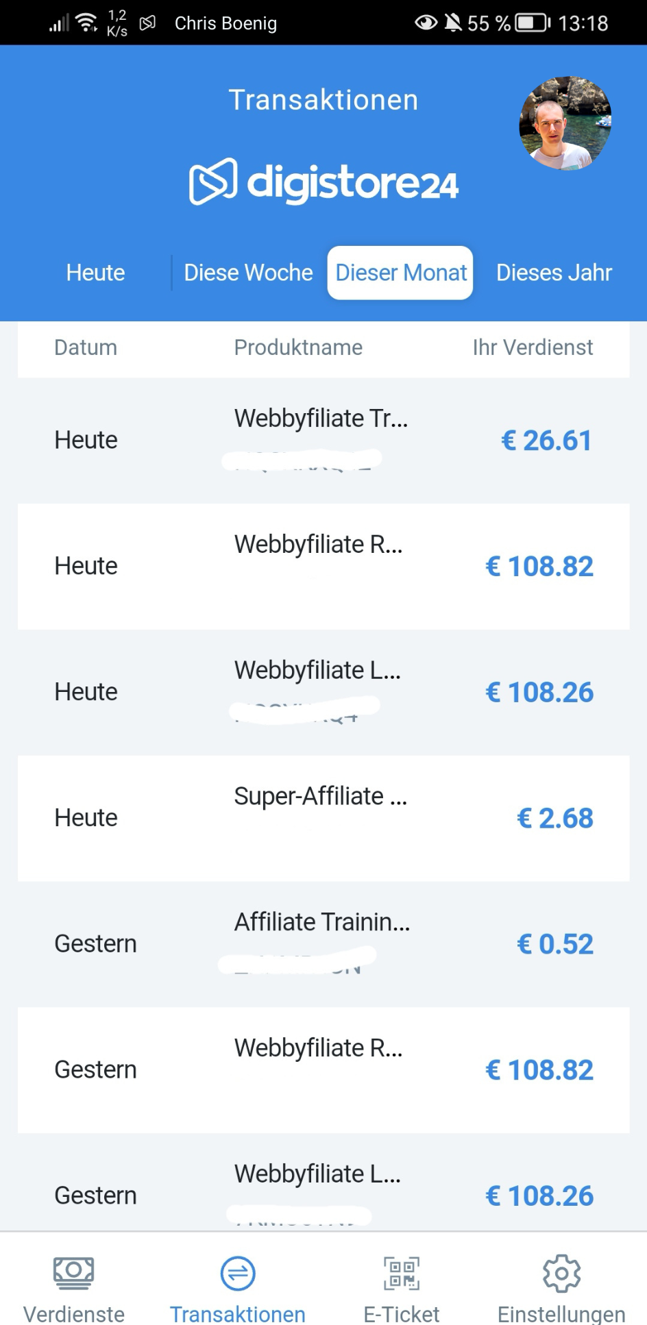 Affiliate Trainingslager 2.0 – weitere Produktansicht